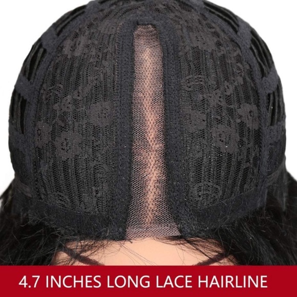 💫LEXA 12” GREY  LACE PART WAVY BOB OMBRÉ Wig💫 - Picture 5 of 8